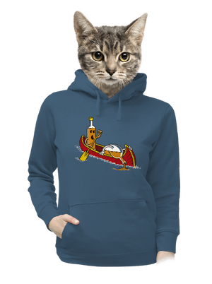 Rumáci dámská mikina klokanka Denim