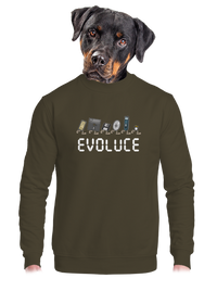 unisex mikina bez kapuce