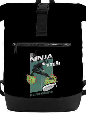 Ninja v rouši batoh Black