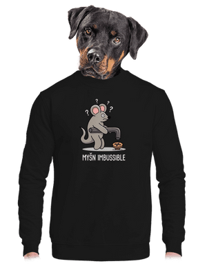 unisex mikina bez kapuce