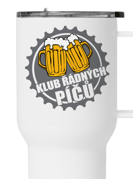 Klub řádných píčů termohrnek White