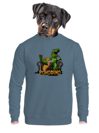 unisex mikina bez kapuce