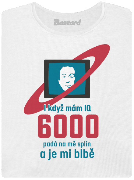 IQ 6000 dámské tričko s lemem White