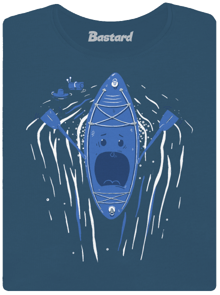 Ahhhh! dámské tričko premium Petrol Blue