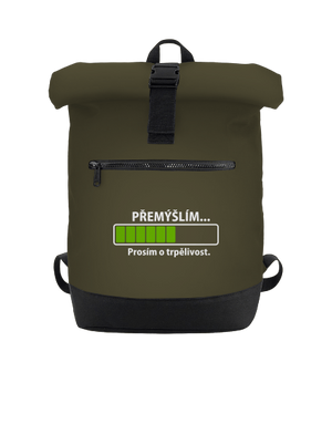 Přemýšlím batoh Military Green