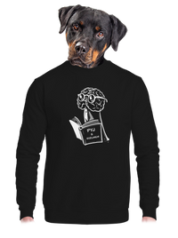 unisex mikina bez kapuce