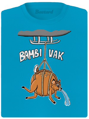 Bambi vak dámské sportovní tričko Blue Atol