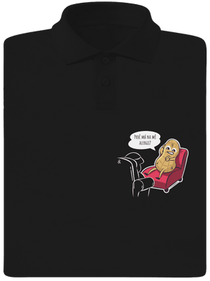 Alergeny u psychologa pánská polokošile Black