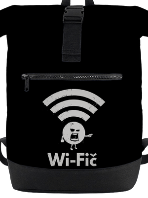 Wifič batoh Black
