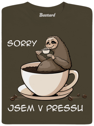 V pressu pánské tričko Urban Khaki