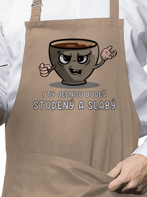 Studená káva zástěra Rope