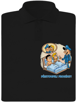 Přistoupili pánská polokošile Black