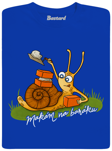 Makám na baráku pánské dlouhý rukáv Royal Blue