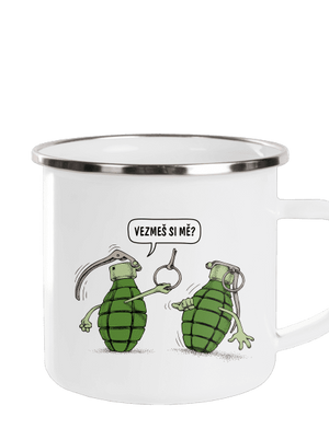 Granáty plecháček White