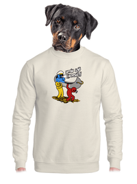 unisex mikina bez kapuce