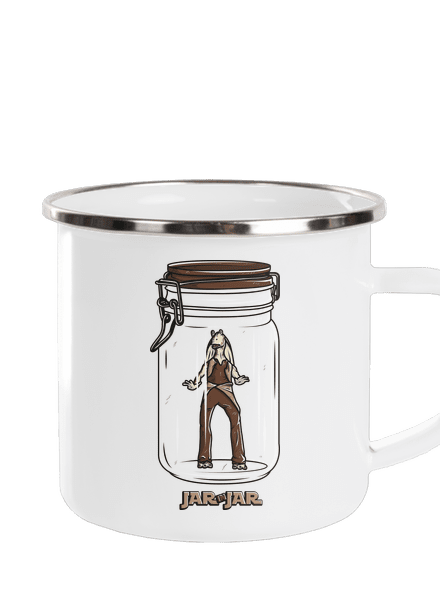 Jar in jar plecháček White
