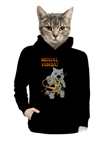 Mortal Vombat dámská mikina klokanka Black