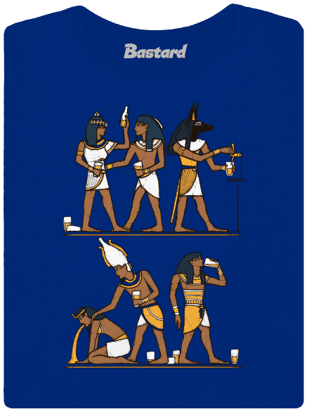 Egyptská párty dámské tričko Royal Blue Mal