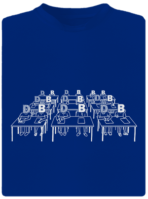 Cimrman: Debil, blbeček pánské sportovní tričko Royal Blue Mal