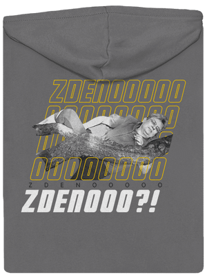 B18: Bába pod kořenem dámská mikina na zip Steel Gray