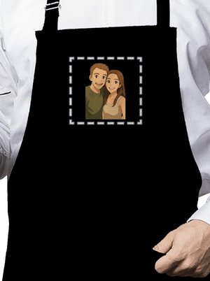 Ghibli efekt z vlastní fotky zástěra Black