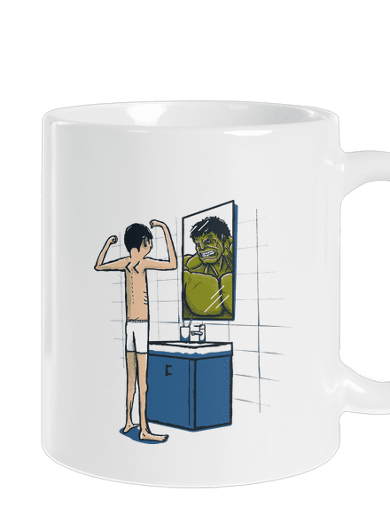 Hulk klasický hrnek White