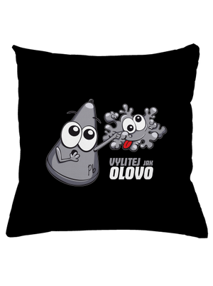 Vylitej jak olovo polštář Black