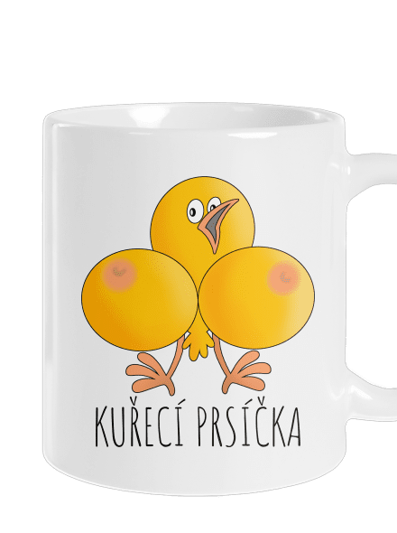 Kuřecí prsíčka klasický hrnek White