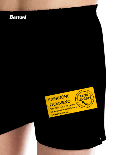 Exekuce pánské trenky Black