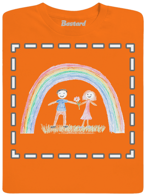 Dětské kresby - nahraj vlastní dětské tričko Orange