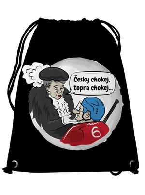 Český hokej vak Black