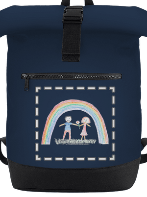 Dětské kresby - nahraj vlastní batoh French Navy