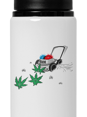 Ganja krize lahev na vodu White