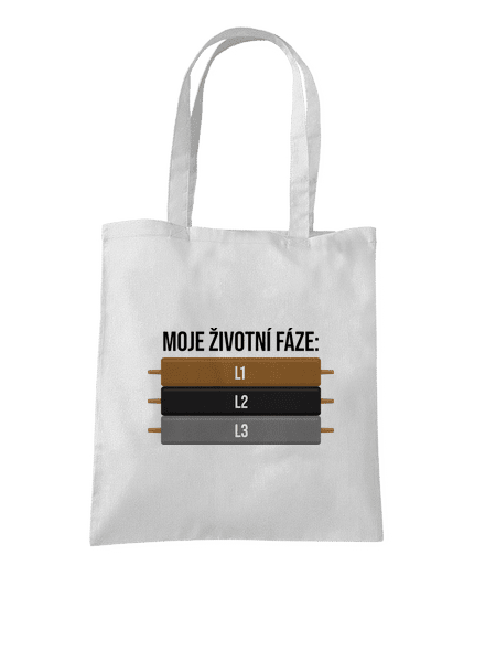 Moje životní fáze taška White