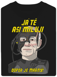 unisex mikina bez kapuce