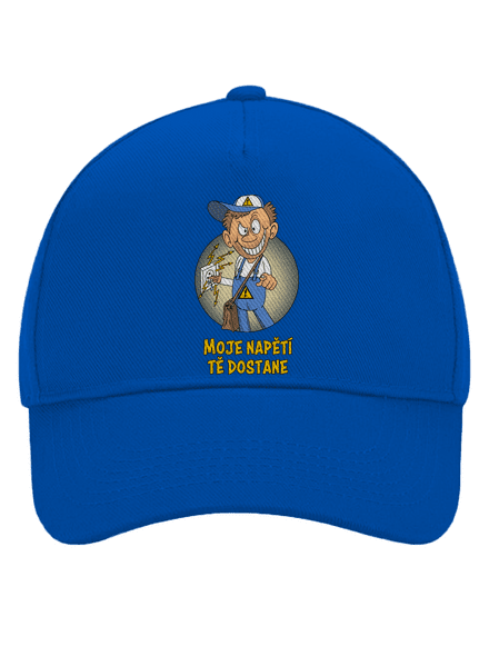 Moje napětí kšiltovka baseballka Bright Royal