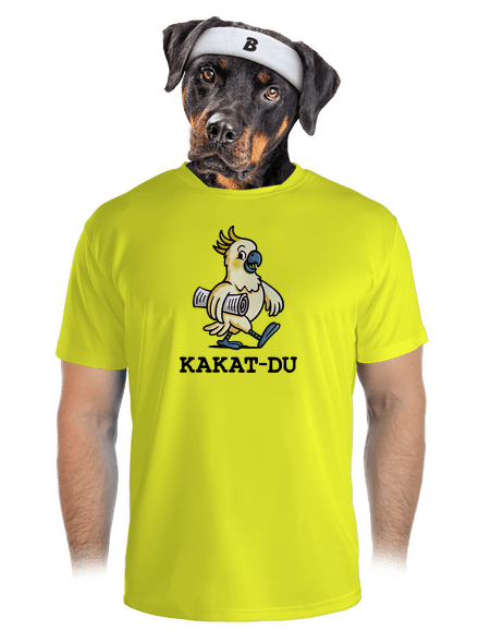 Kakat-du pánské sportovní tričko Neon Yellow