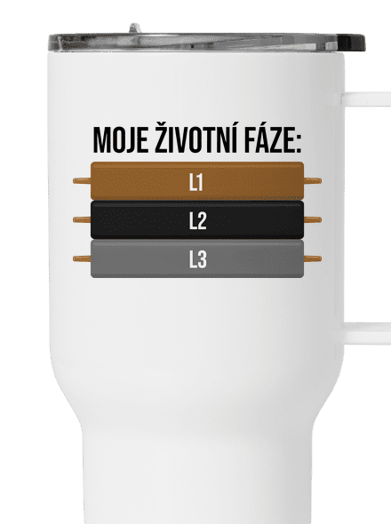 Moje životní fáze termohrnek White