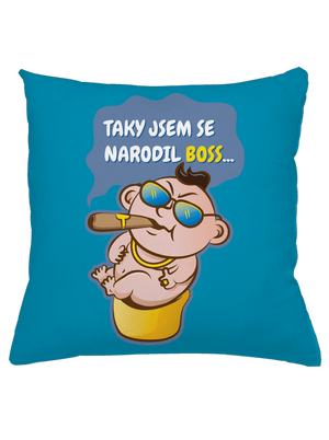 Boss polštář Blue Turquoise