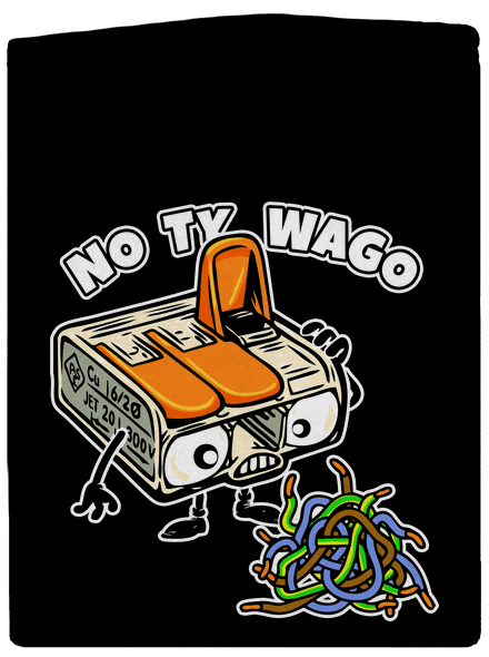 Wago svorka pánská mikina na zip Black