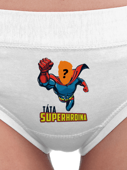 Táta superhrdina dámské kalhotky White