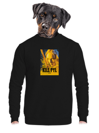 unisex mikina bez kapuce