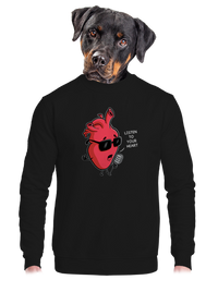 unisex mikina bez kapuce