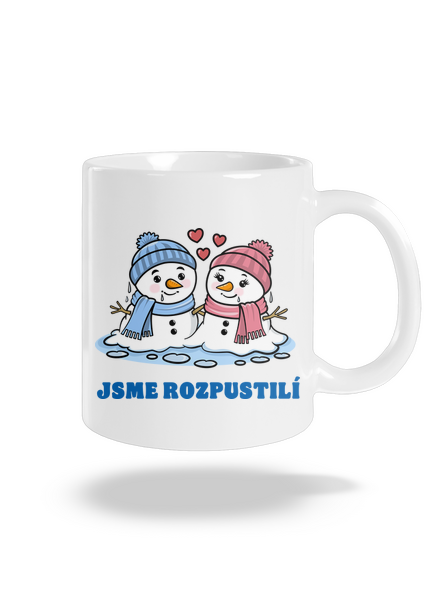 Rozpustilí sněhuláci klasický hrnek White