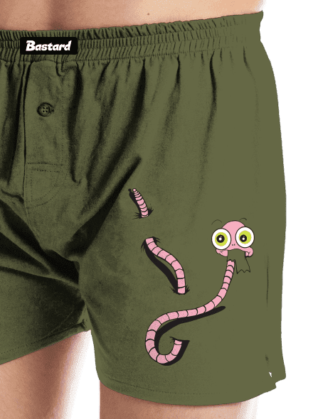 Červ pánské trenky Khaki