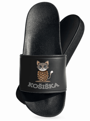 Košiška pantofle Black