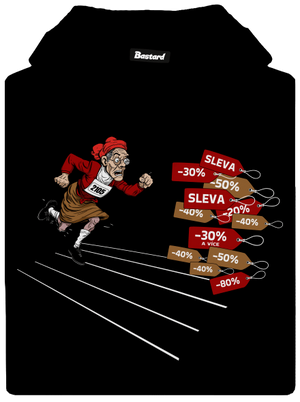 Slevy! dámská mikina klokanka Black