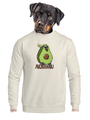 unisex mikina bez kapuce