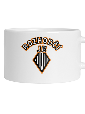 Rozhodčí hrnek makronka White