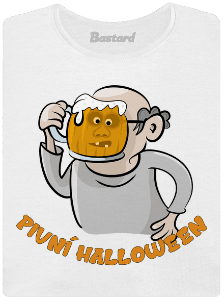 Pivní Halloween dámské tričko premium White